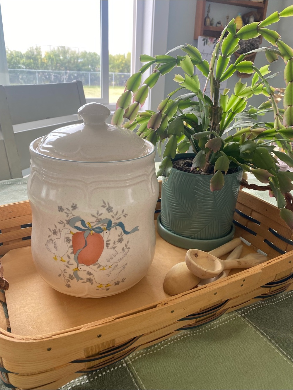Vintage Marmalade Country Goose Cookie Jar| Large Canister - Picture 2 of 7